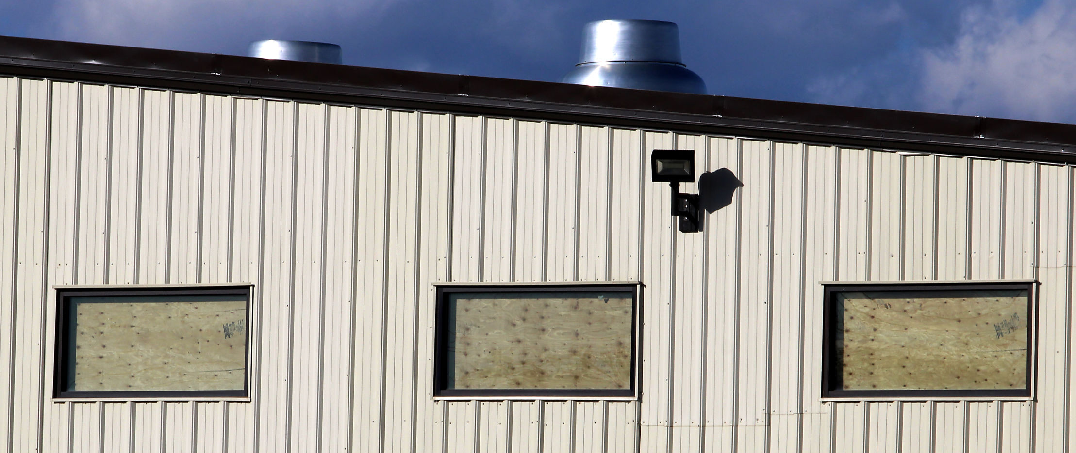 Boarded windows